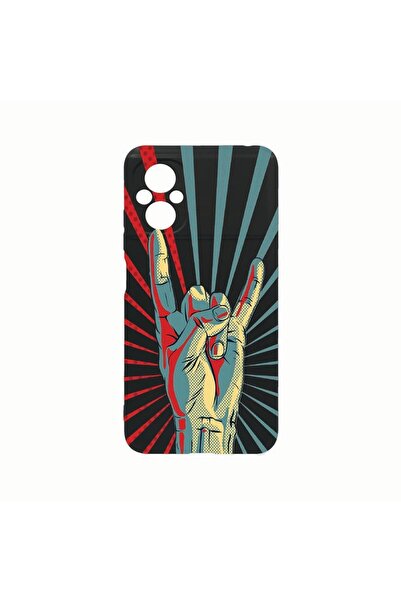bestcase Силиконов калъф, съвместим с Xiaomi Poco M5, Rock Festival, устойчив...