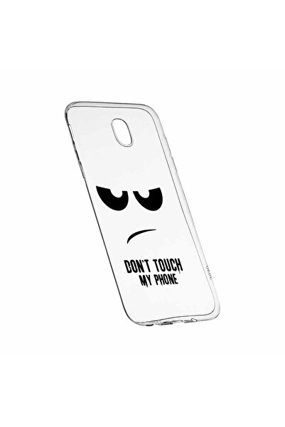 bestcase Husa Silicon, Transparent, Slim, Dont Touch My Phone, Xiaomi Mi4