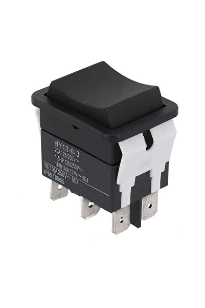 Choice 1pcs For HY12-9-3 On Off On Rocker Switch 125/250V 18/20A Pushbutton S...