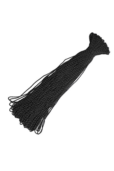 Choice1 30M Black 3mm diameter reflective umbrella rope woven thread hand wov...