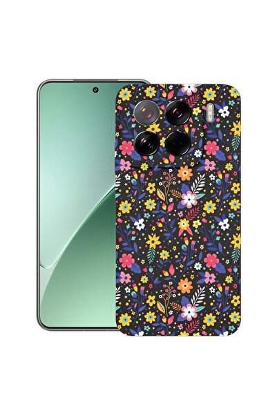 bestcase Husă pentru Xiaomi 15 Pro, Silicon Premium Subțire 1.2MM, Model Flor...