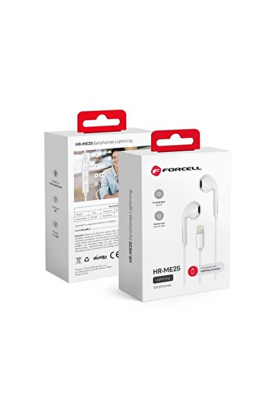 Forcell zestaw s≈Çuchawkowy / s≈Çuchawki Stereo do Apple iPhone Lightning 8-p...