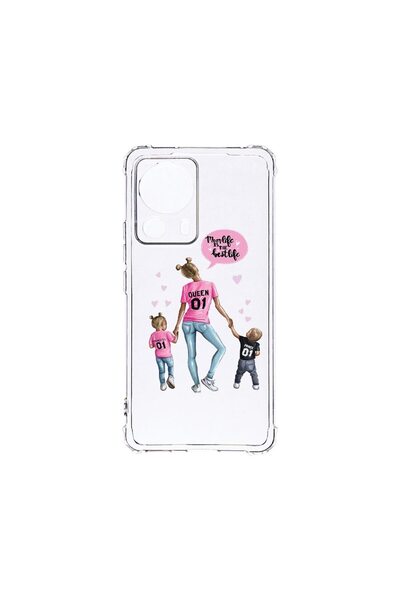 bestcase Αντικραδασμική Θήκη 1.5MM, Συμβατή με Xiaomi 13 Lite, Σχέδιο Μαμά Ζω...