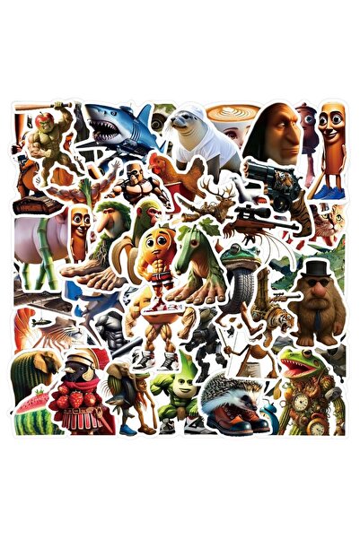 Choice 100PCS 50/100PCS Italian Brainrot Stickers Tung Tung Tung Sahur Decals...