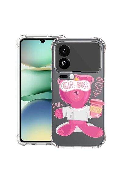 bestcase ¬Æ Husa Anti Shock Compatibil cu Xiaomi 17 Pro Max, cu Design Teddy ...