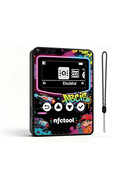 Choice1 أداة NFCTool الجديدة السوداء لمحاكي Amiibo الذكي مع شاشة OLED عالية ا...