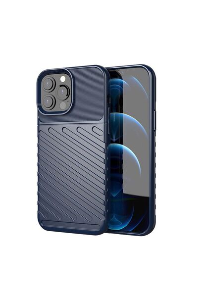 OEM Θήκη Κινητού Thunder Case Flexible Tough Rugged Apple iPhone 13 Pro Max Μπλέ