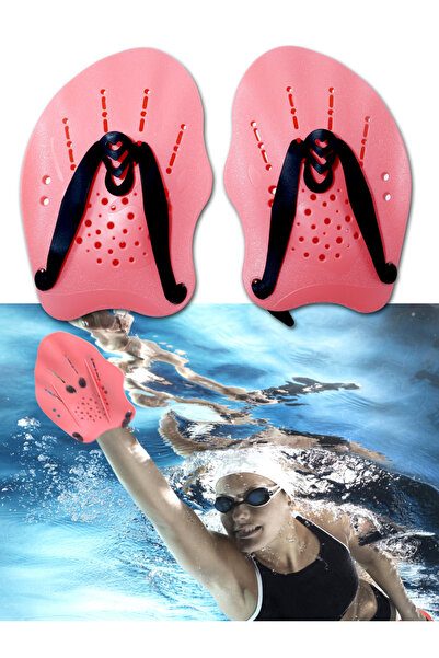 Choice Pink 1 pair of swimming training paddles, swimming training paddles wi...