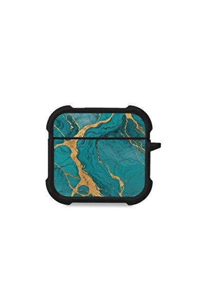 Sonique Θήκη Σιλικόνης Marble Series για AirPods 4 Πράσινο