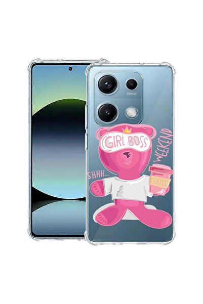 bestcase Αντικραδασμική Θήκη για OPPO Reno13 με Σχέδιο Αρκουδάκι - Gril Boss,...
