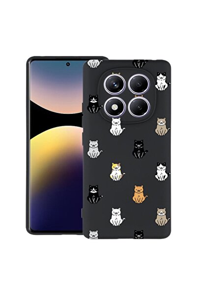 bestcase Husă pentru Xiaomi Redmi Note 15 5G cu design cu model de pisică, TP...