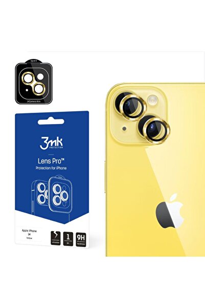 3MK Lens Protection Pro Προστασία Κάμερας Apple iPhone 14 Yellow