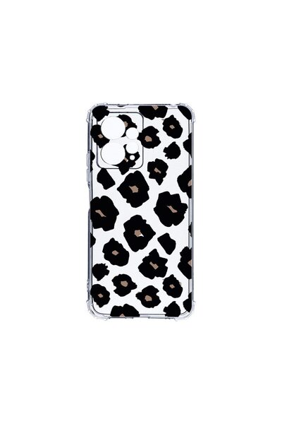 bestcase Противоударен калъф 1.5ММ, съвместим с Xiaomi Redmi Note 12 4G, леоп...