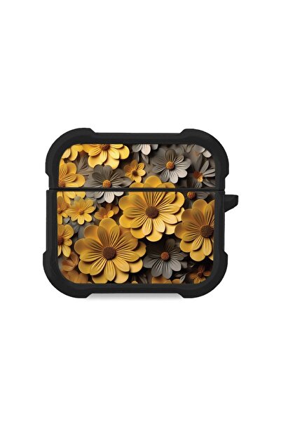 Sonique Θήκη Σιλικόνης 3D Flower Series για AirPods 3 Κίτρινο