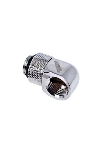 Alphacool Racord L pivotant cromat
