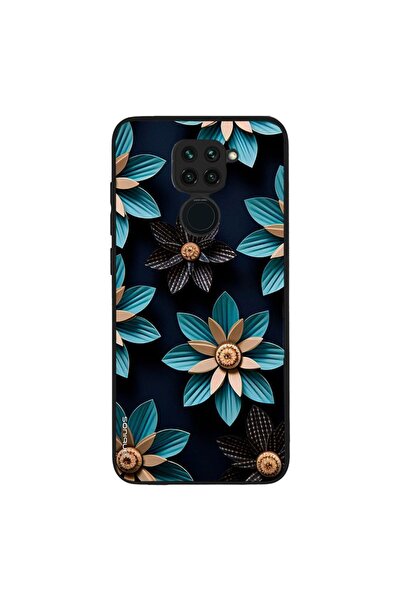 Sonique Θήκη 3D Flower Series για Xiaomi Redmi Note 9 Γαλάζιο
