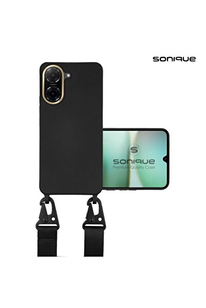Sonique Θήκη Σιλικόνης με Strap CarryHang Xiaomi Redmi A5 4G (173.45mm) Μαύρο