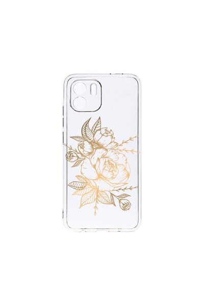 bestcase Διαφανής Θήκη Σιλικόνης 2MM, Συμβατή με Xiaomi Redmi A2, Χρυσό Ροζ, ...