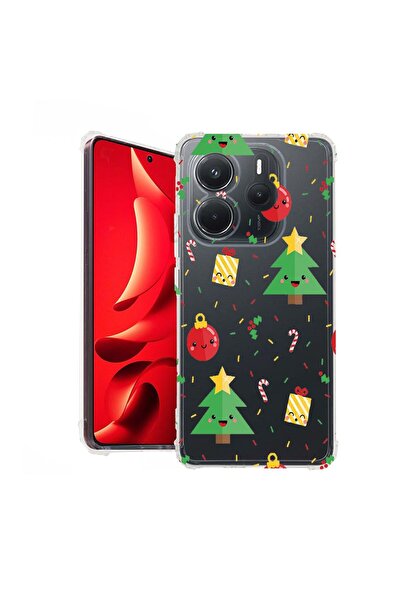 bestcase Husă pentru Xiaomi Redmi Note 14 4G, Antișoc 1.5MM, Brad de Crăciun,...