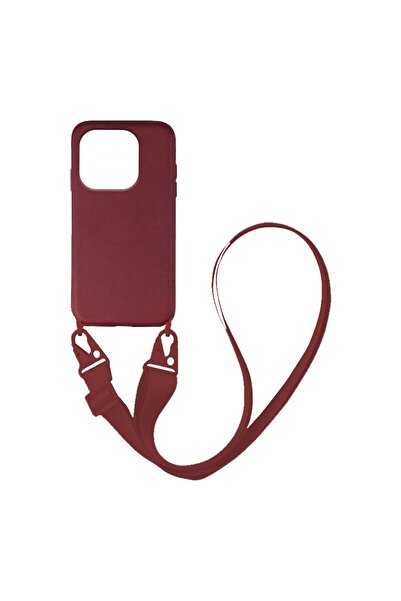 Sonique Θήκη Σιλικόνης με Strap CarryHang Xiaomi Redmi 12C Μπορντό