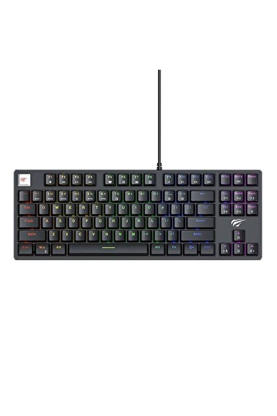 Havit Gaming Μηχανικό Πληκτρολόγιο KB890L με RGB φωτισμό (Αγγλικό US) Μαύρο