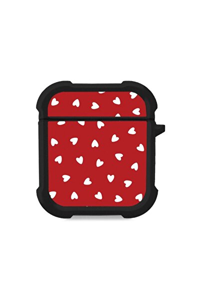 Sonique Θήκη Σιλικόνης Heart Series για AirPods 1/2 Κόκκινο