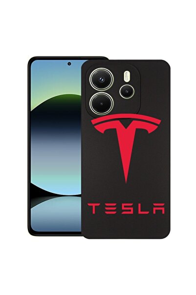 bestcase ¬Æ Husa pentru Xiaomi Redmi Note 14, Tesla Red, Slim Silicon 0.8MM, ...