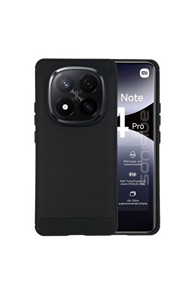 Sonique Θήκη Σιλικόνης Carbon Brushed Xiaomi Redmi Note 14 Pro 5G / Poco X7 5...