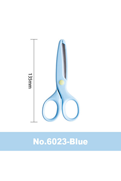 Choice4 Deli Blue-1pcs Deli 1/3/12pcs Children Scissors 133mm Kids Safety Sci...