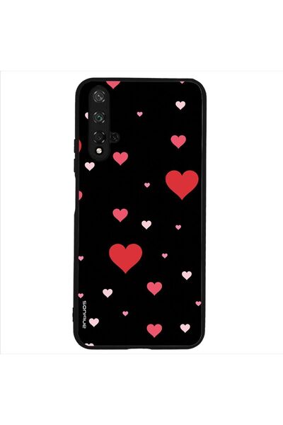 Sonique Θήκη Heart Series για Honor 20 / Nova 5T Μαύρο