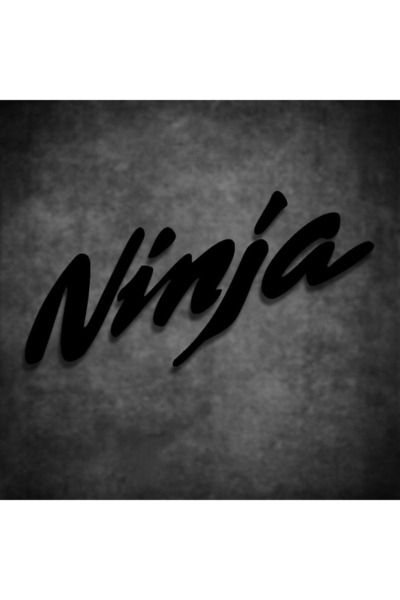 Choice3 ملصقات شعار كاواساكي نينجا سوداء مقاس 14 × 5.6 سم، ملصقات عاكسة للضوء...