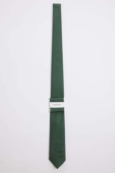 PAULMARK Men's Micro Patterned Tie