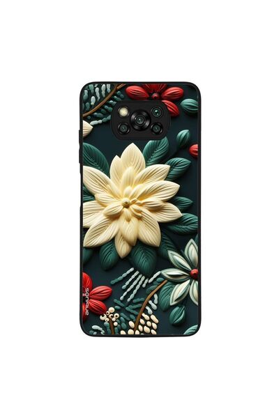 Sonique Θήκη 3D Flower Series για Xiaomi Poco X3 NFC / Poco X3 Pro Πράσινο