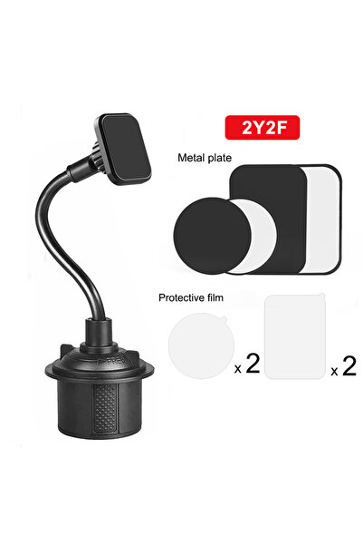 Choice4 Black2F2Y Magnetic Cup Holder Phone Mount, Flexible Gooseneck Arm Car...