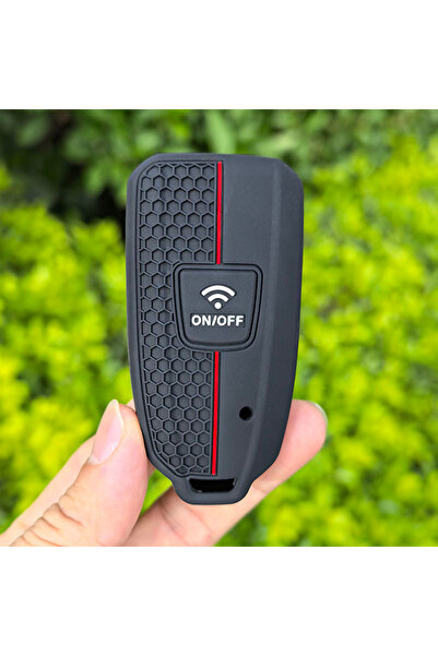 Choice Black Silicone Key Case Cover Motorcycle Key Bag Fob Protect Shell for...