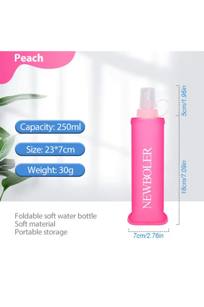Choice7 250-PIN 1pc150ml/250ml/500ml Outdoor Collapsible Silicone Bite Size W...