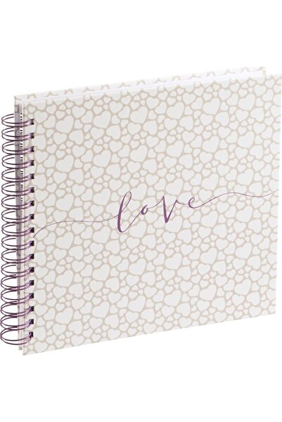 Hama Album spiralat Romantic 28x24 40 pagini albe Nuntă 3832