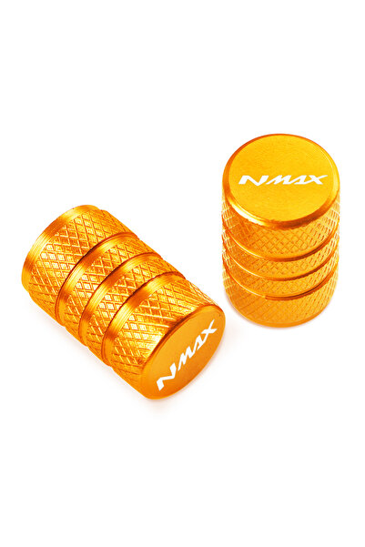 Choice1 Gold 2Pcs CNC Aluminum Tyre Valve Air Port Cover Cap Motorcycle Acces...