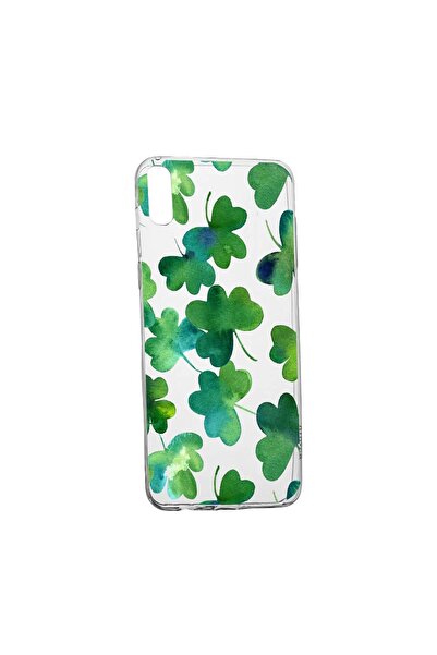 bestcase Husa Silicon Compatibila Cu Xiaomi Redmi 9AT, Green leaf, rezistenta...