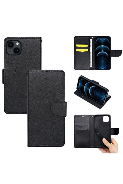 Sonique Θήκη Πορτοφόλι Trend Wallet Apple iPhone 14 Plus Μαύρο