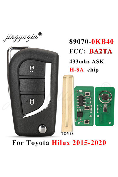 Choice مفتاح تحكم عن بعد قابل للطي بدون شريحة jingyuqin 89070-0KB40 BA2TA 2BT...