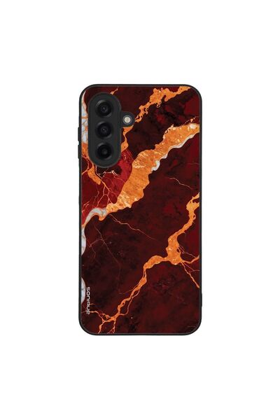 Sonique Θήκη Marble Series για Samsung Galaxy A17 4G / Galaxy A17 5G Κόκκινο