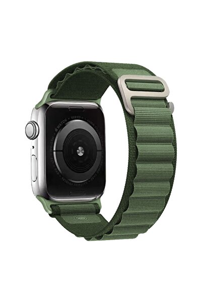 Sonique Λουράκι Nylon Alpine Loop Band για Apple Watch (42/44/45/49MM) Χακί
