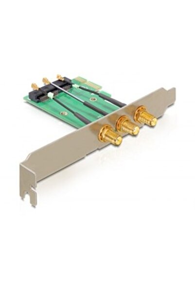 DELOCK Placă PCI Express > Slot Mini PCIe + 3 porturi RP-SMA