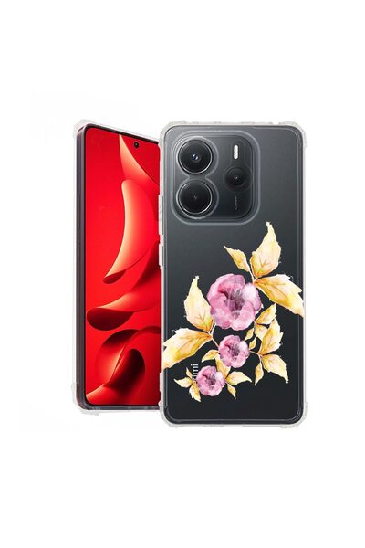 bestcase ¬Æ Husa pentru Xiaomi Redmi Note 14 4G, Anti Shock 1.5MM, Pastel Flo...