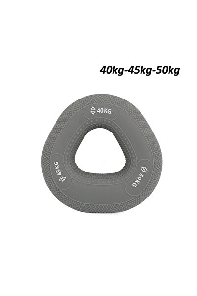 Choice7 Gray Silicone Hand Muscle Strengthener Ring Arm Carpal Strength Exerc...