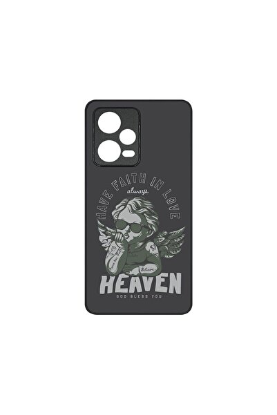 bestcase Тънък стъклен калъф, съвместим с Xiaomi Redmi Note 12 5G, Heaven, HD...
