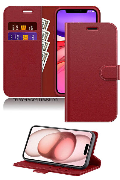 Nezih Case Samsung Galaxy S26 Ultra Uyumlu Standlı Cüzdanlı Kartlıklı Kapaklı...