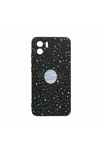 bestcase Калъф, съвместим с Xiaomi Redmi A1, Вселена, Планети, Устойчив на из...