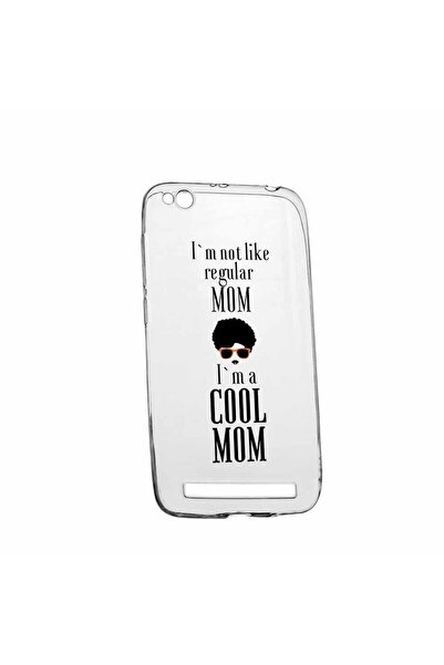 bestcase Husa Silicon, Transparent, Slim, Cool Mom, Xiaomi Redmi 5A